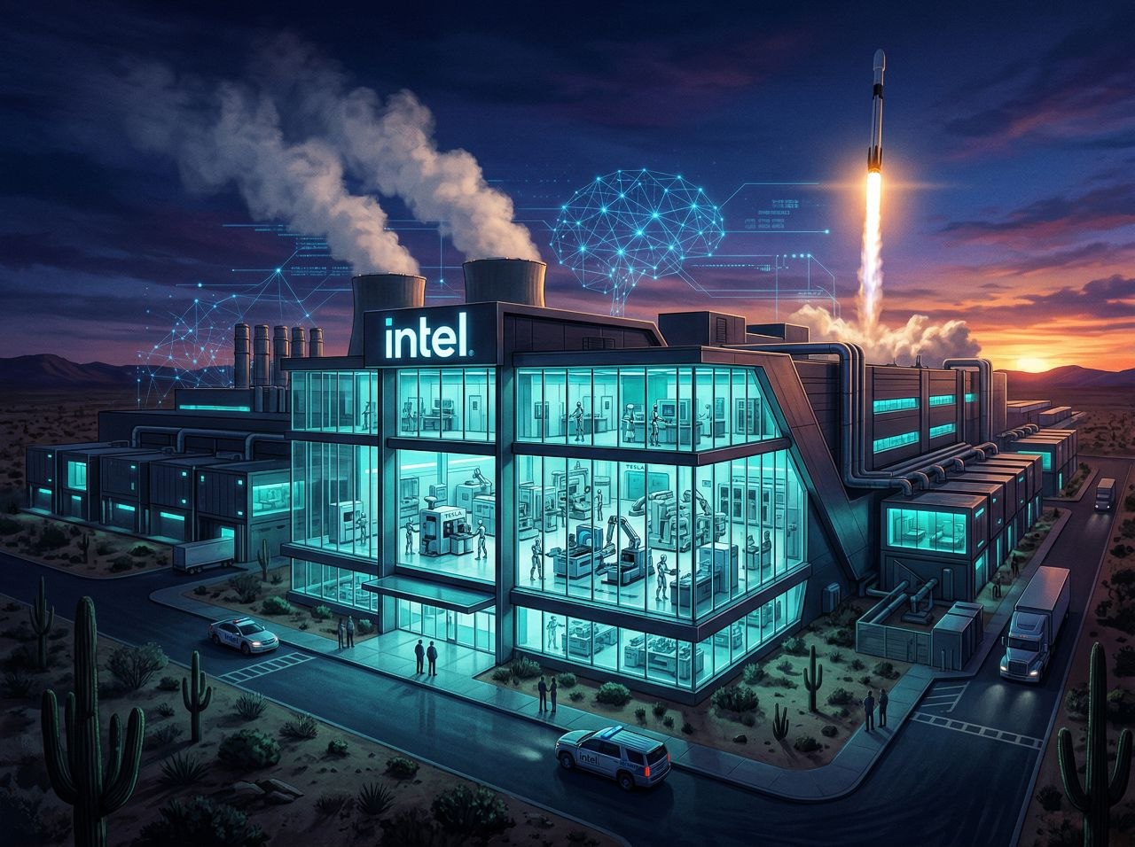 Intel TeraFab Partnership: Inside Elon Musk's $100B AI Chip Factory Plan