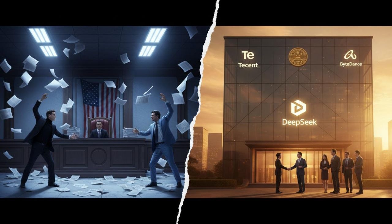 AgentBear Exclusive: While US AI Companies Sue Each Other, China Is Building a Coalition